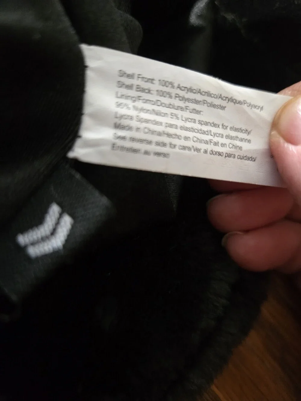 Black Faux Fur Bucket Hat - Brand Unbranded